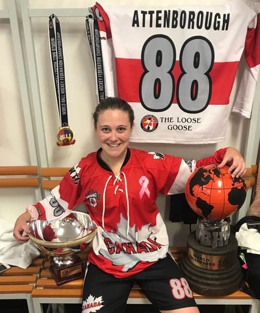 Gwynne Attenborough Team Canada #88