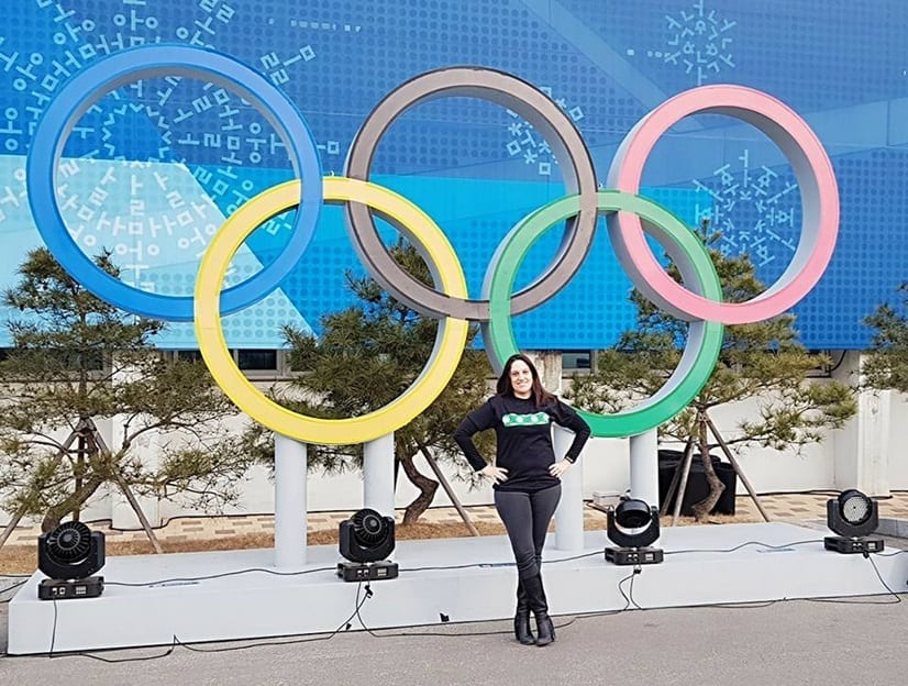 Kristen Lipscombe Olympic Rings February 2018